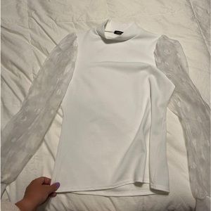 Polka Dot Puff Long Sleeve